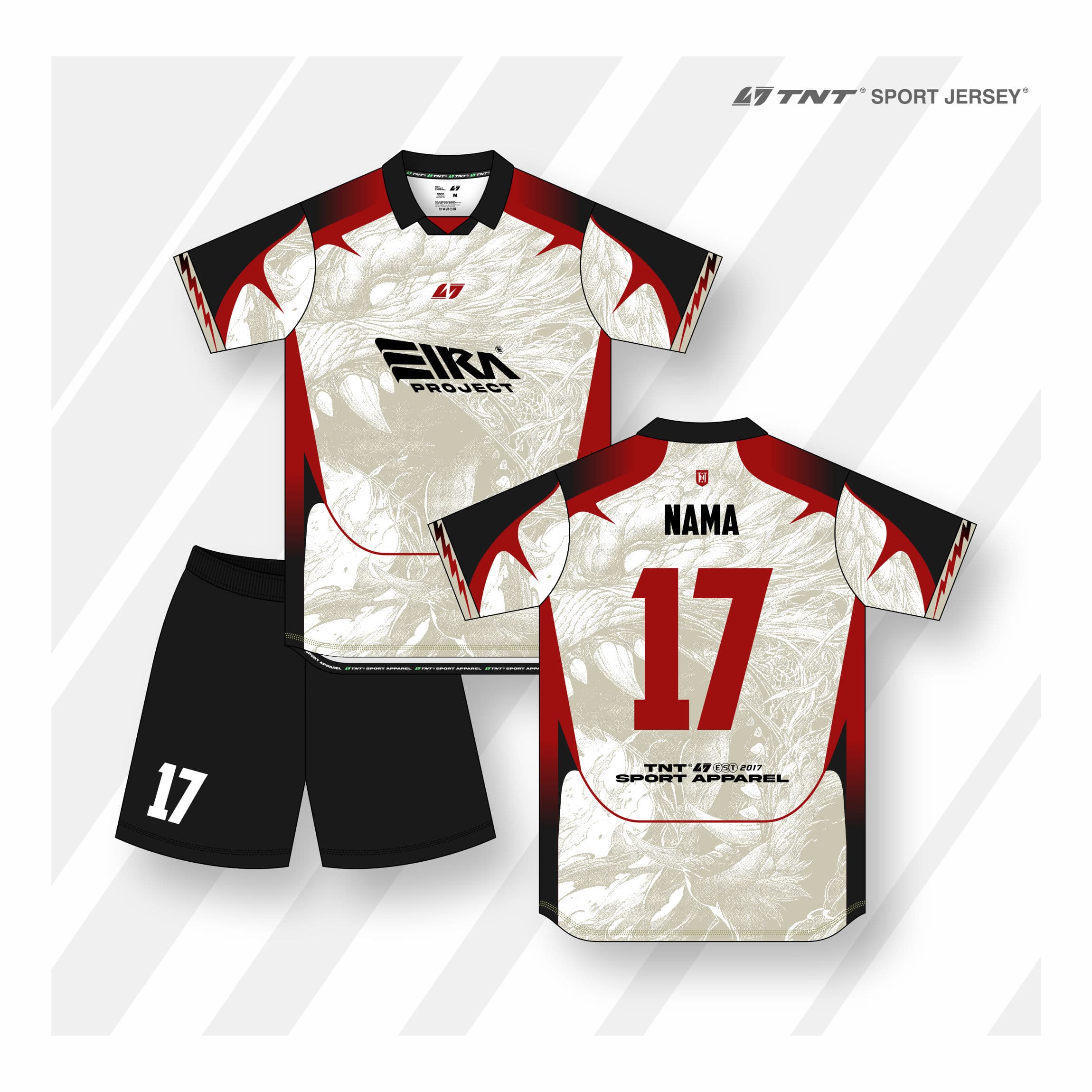 TNT-013 — Jersey Custom Sepak Bola / Futsal TNT SPORT